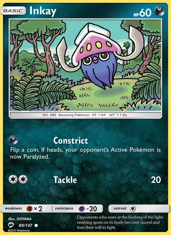 Inkay, Burning Shadows