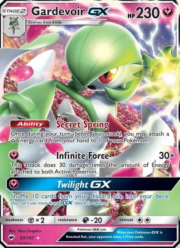 Gardevoir GX, Burning Shadows