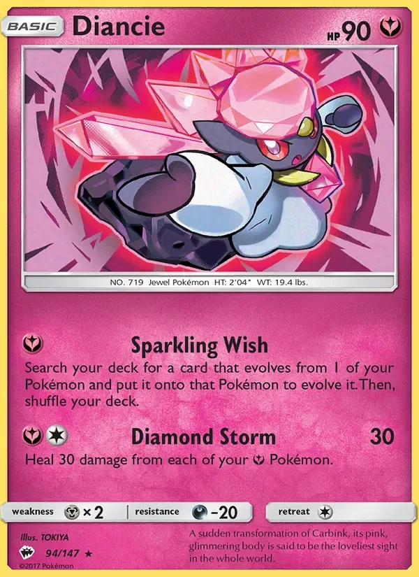 Diancie, Burning Shadows