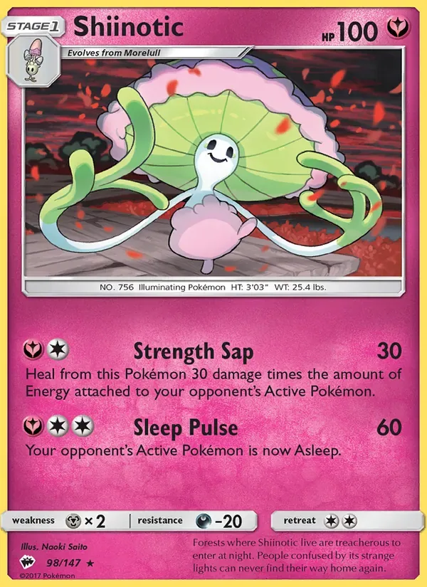 Shiinotic, Burning Shadows