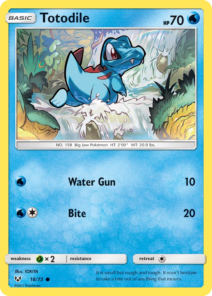 Totodile, Shining Legends