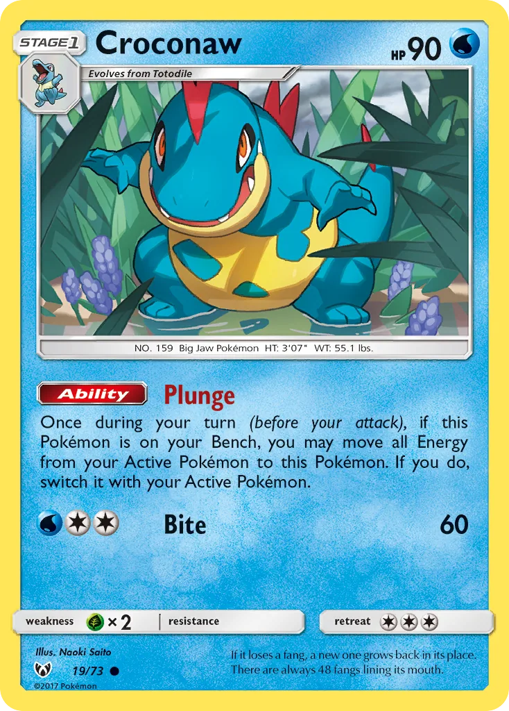 Croconaw, Shining Legends