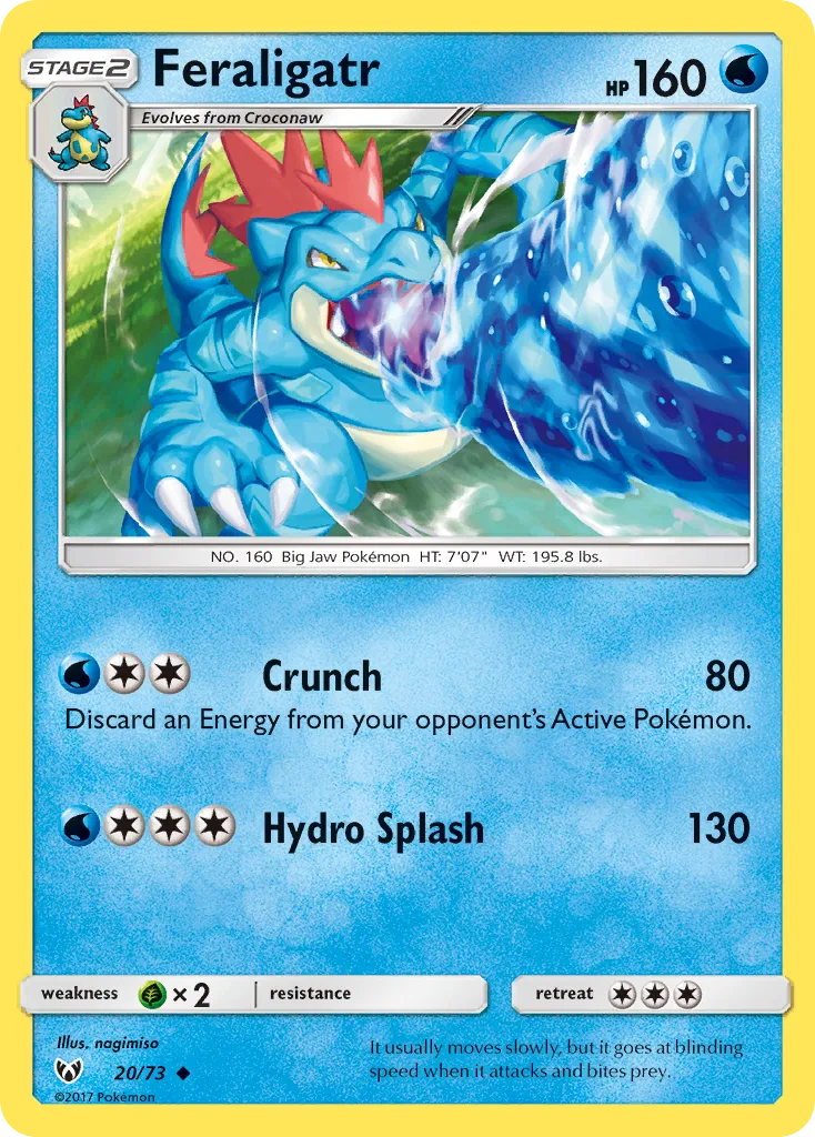 Feraligatr, Shining Legends