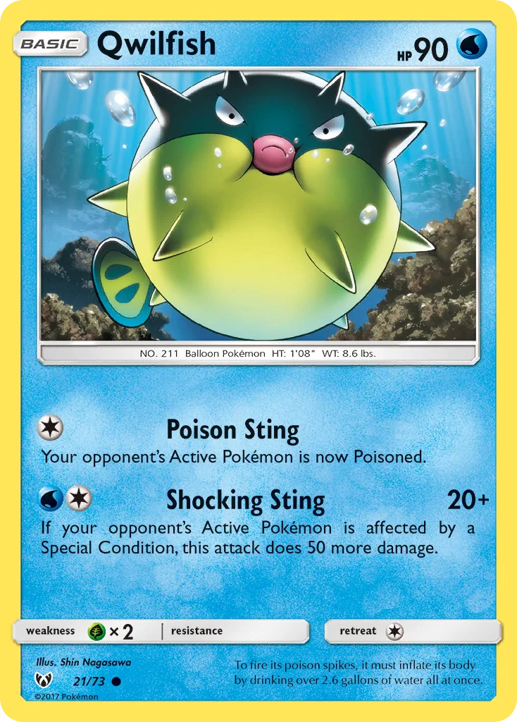 Qwilfish, Shining Legends