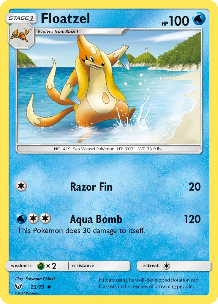 Floatzel, Shining Legends