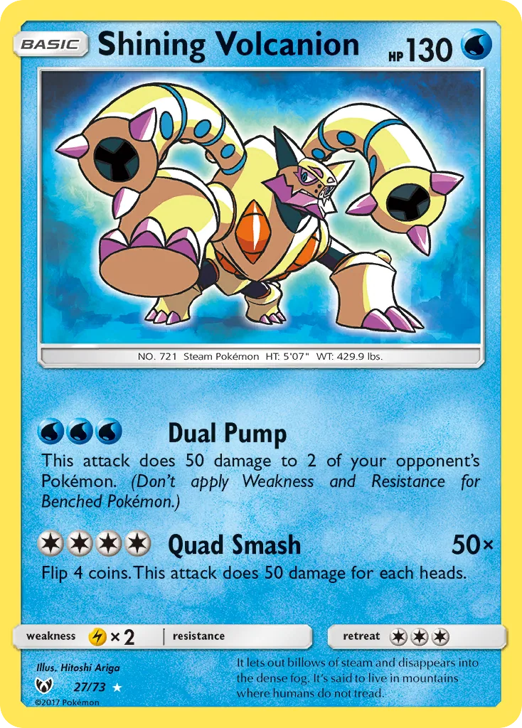 Shining Volcanion, Shining Legends