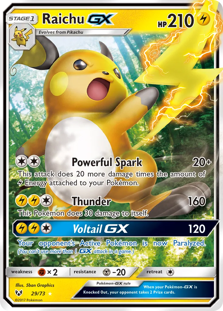 Raichu-GX, Shining Legends