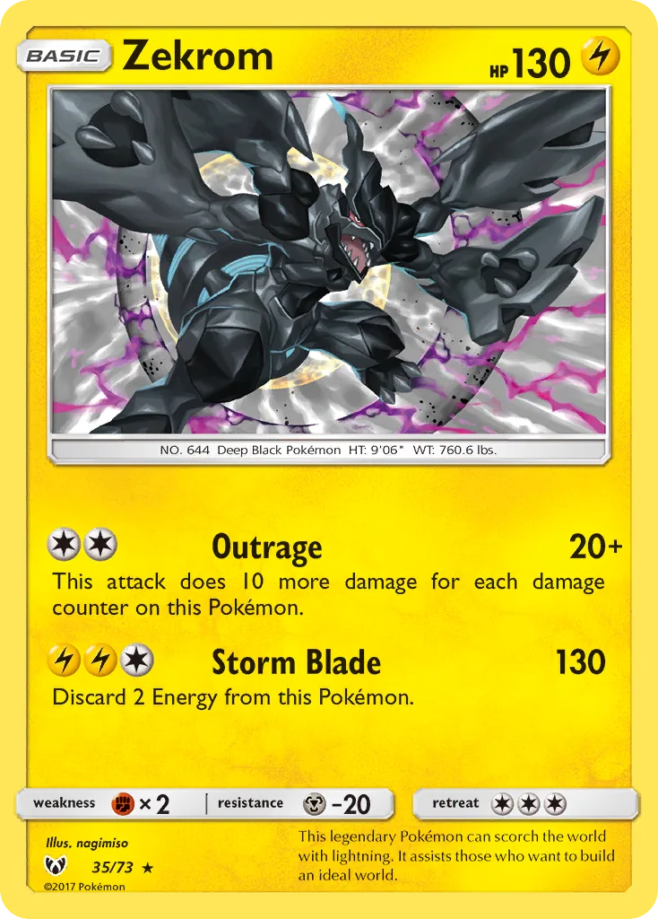 Zekrom, Shining Legends