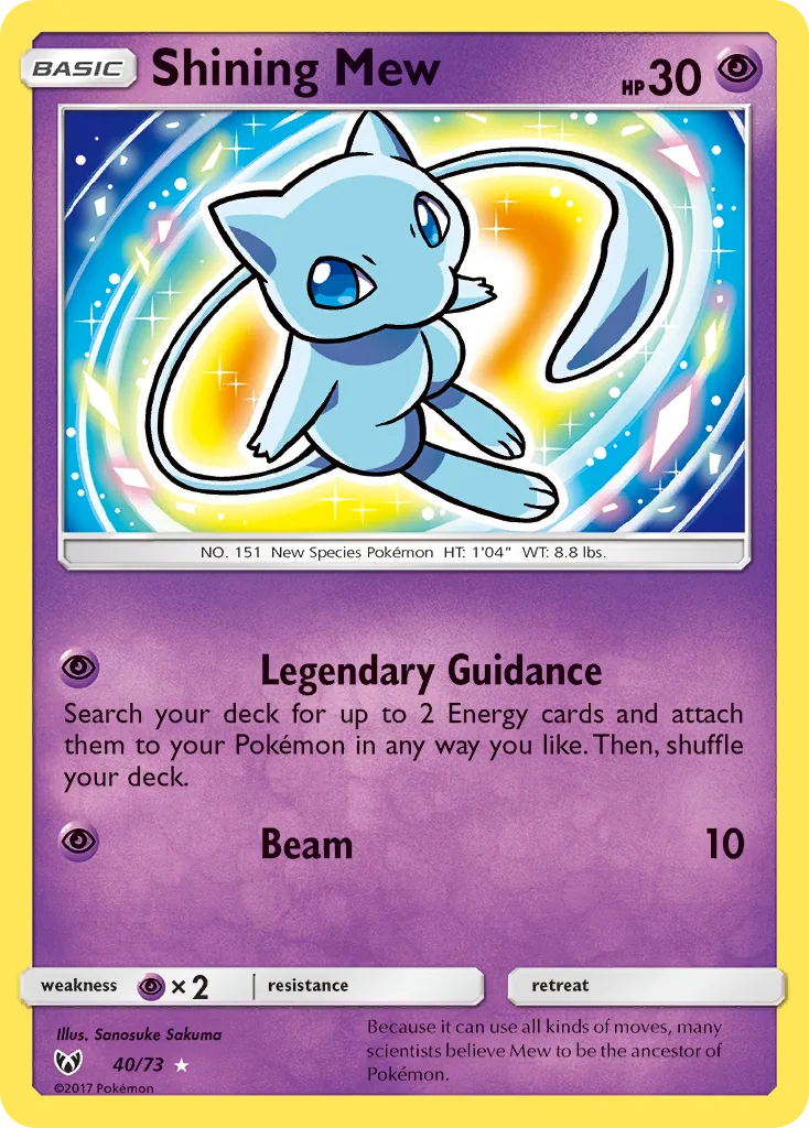 Shining Mew, Shining Legends
