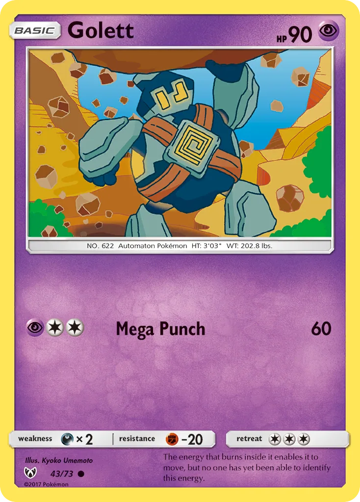 Golett, Shining Legends