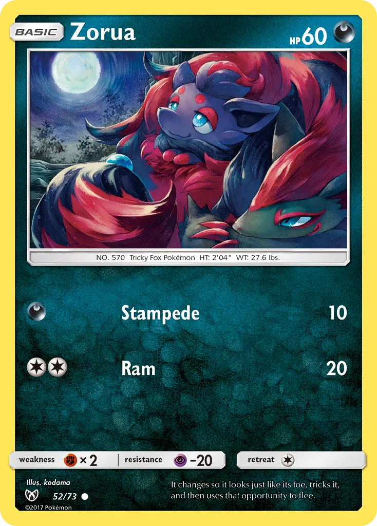 Zorua, Shining Legends