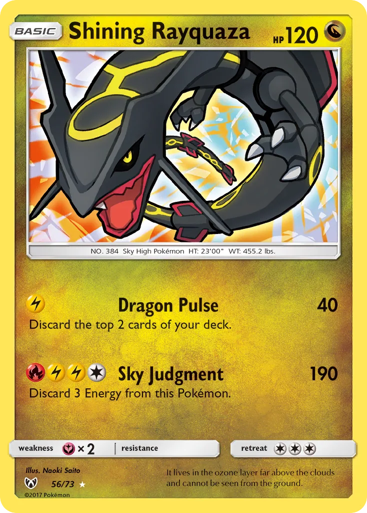 Shining Rayquaza, Shining Legends