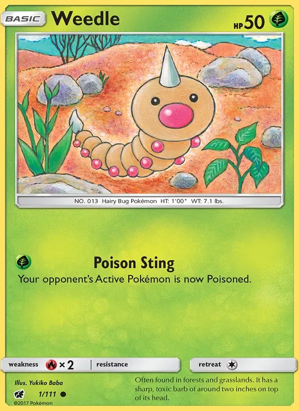 Weedle, Crimson Invasion