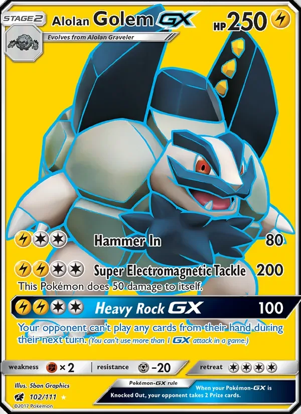 Alolan Golem GX, Crimson Invasion