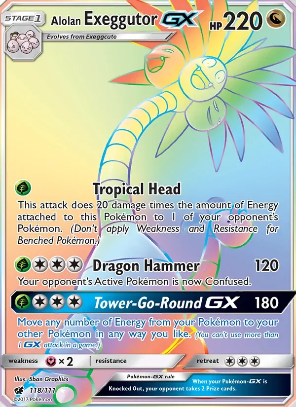 Alolan Exeggutor GX, Crimson Invasion