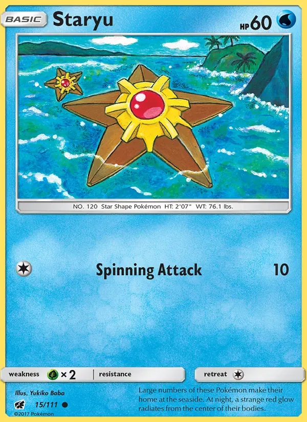 Staryu, Crimson Invasion