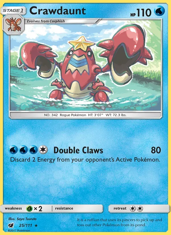 Crawdaunt, Crimson Invasion
