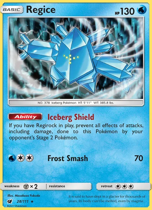 Regice, Crimson Invasion