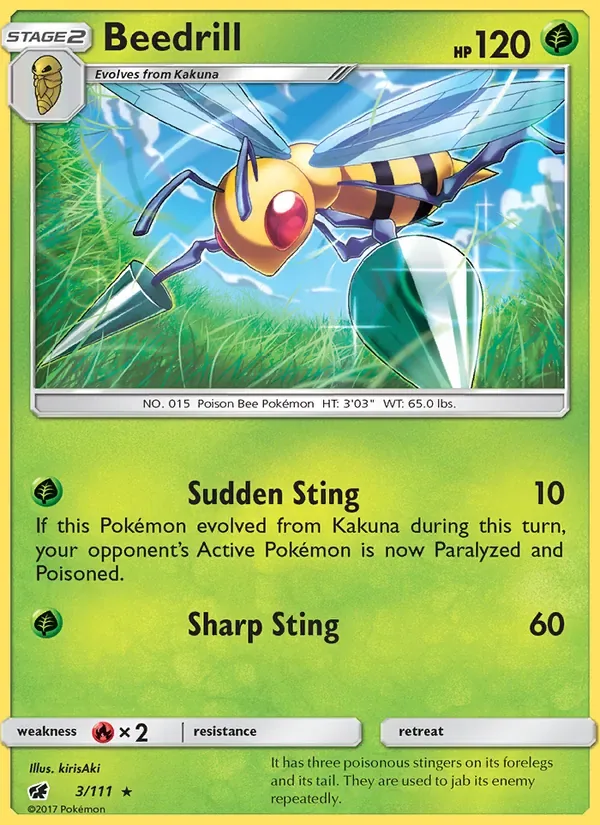 Beedrill, Crimson Invasion