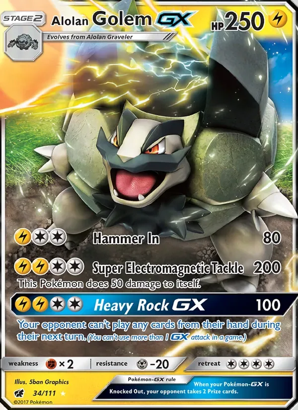 Alolan Golem GX, Crimson Invasion