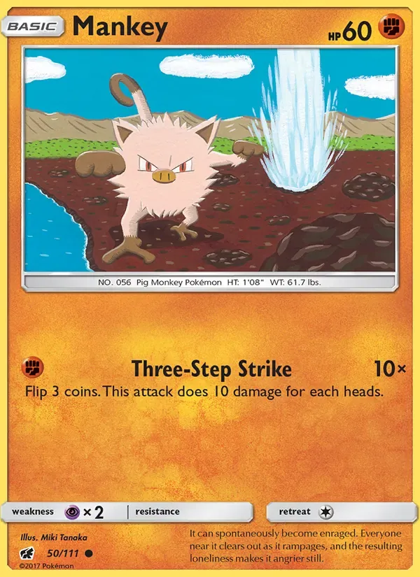 Mankey, Crimson Invasion