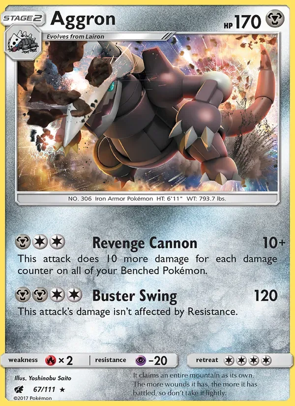 Aggron, Crimson Invasion