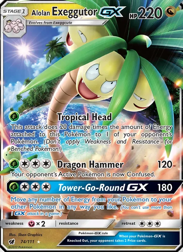 Alolan Exeggutor GX, Crimson Invasion