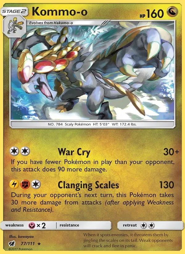 Kommo-o, Crimson Invasion