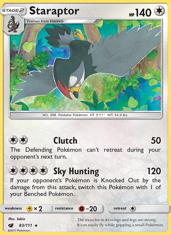 Staraptor, Crimson Invasion