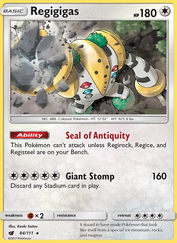 Regigigas, Crimson Invasion