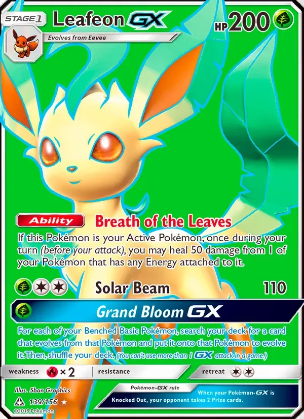 Leafeon GX, Ultra Prism