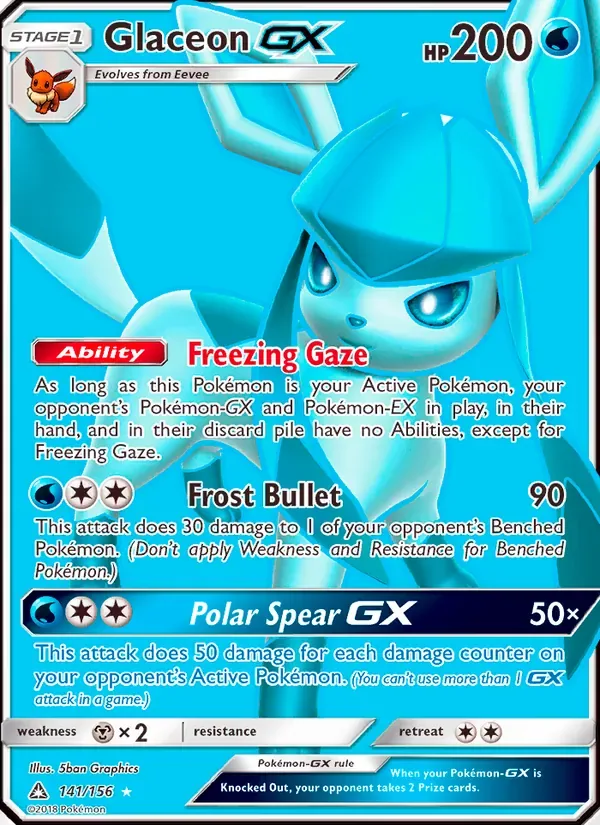 Glaceon GX, Ultra Prism