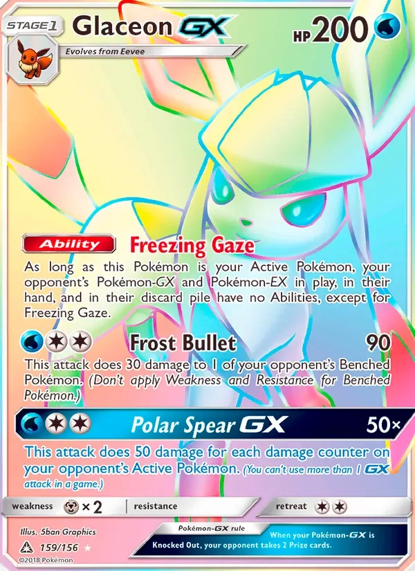 Glaceon GX, Ultra Prism