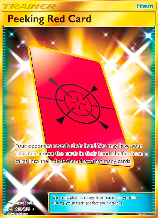 Peeking Red Card, Ultra Prism