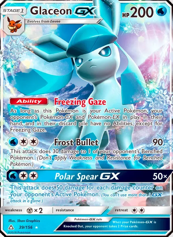 Glaceon GX, Ultra Prism