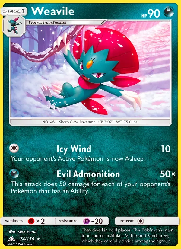 Weavile, Ultra Prism