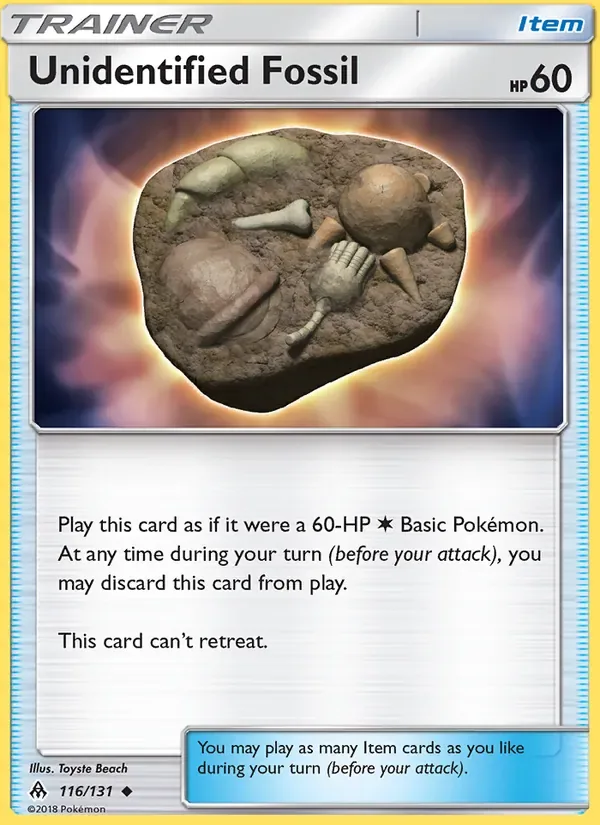 Unidentified Fossil, Forbidden Light