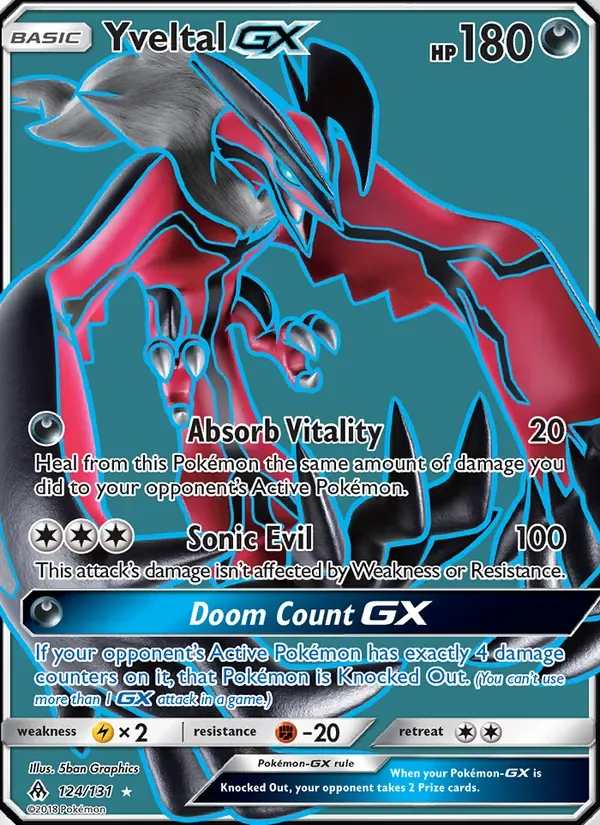 Yveltal GX, Forbidden Light
