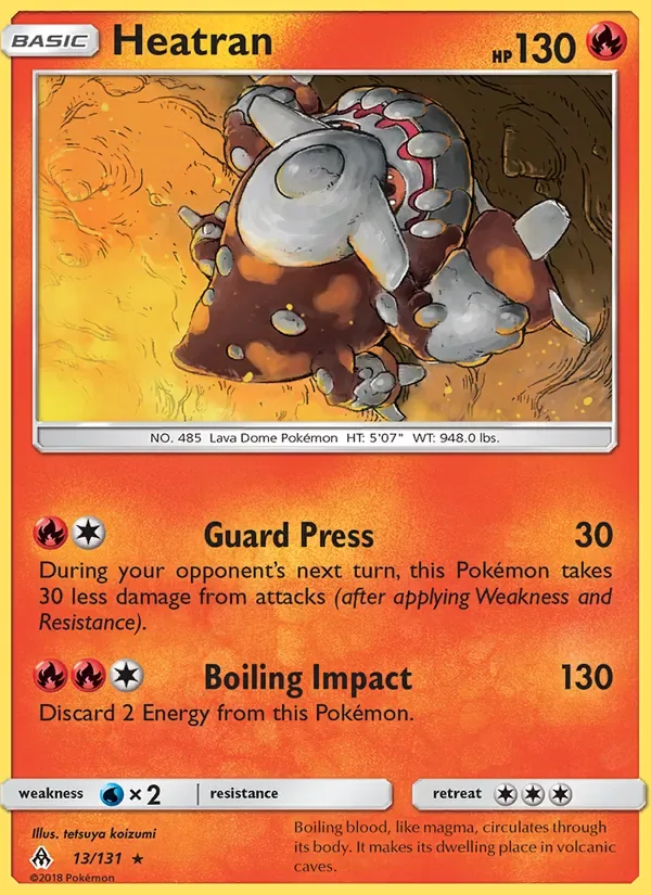 Heatran, Forbidden Light