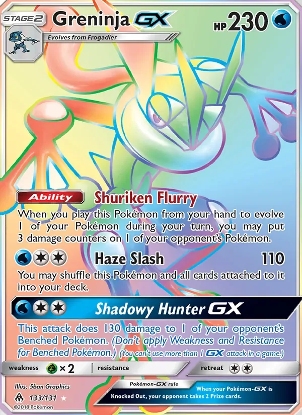 Greninja GX, Forbidden Light