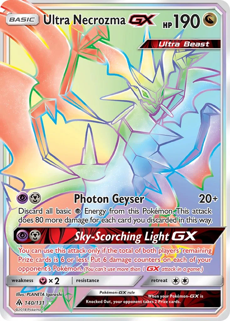 Ultra Necrozma GX, Forbidden Light