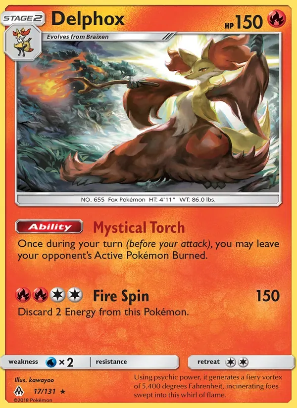 Delphox, Forbidden Light