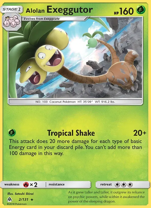 Alolan Exeggutor, Forbidden Light