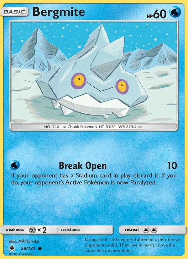 Bergmite, Forbidden Light