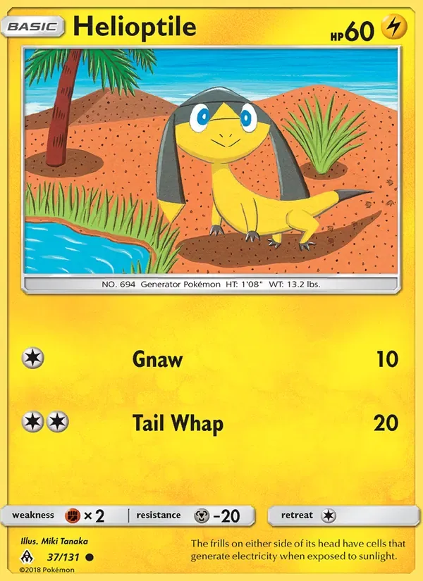 Helioptile, Forbidden Light