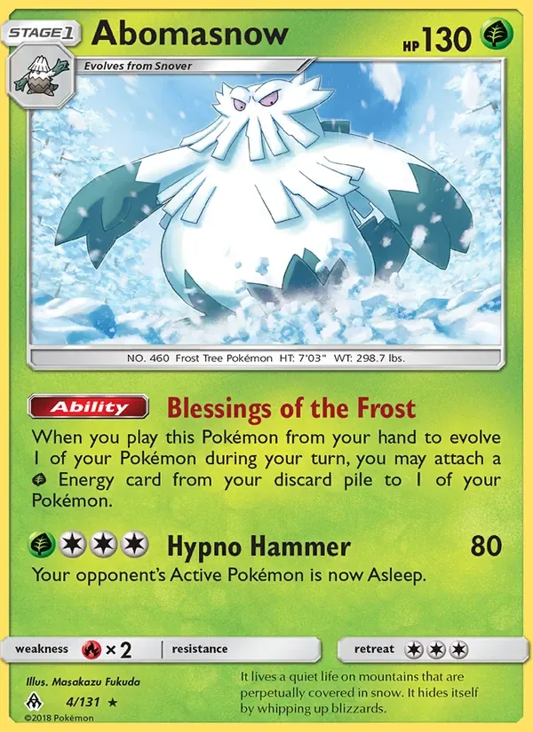 Abomasnow, Forbidden Light