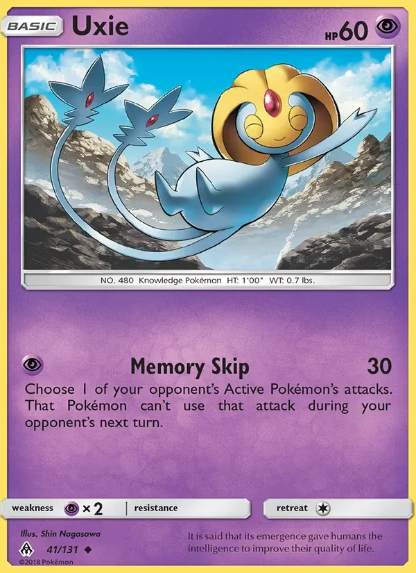 Uxie, Forbidden Light