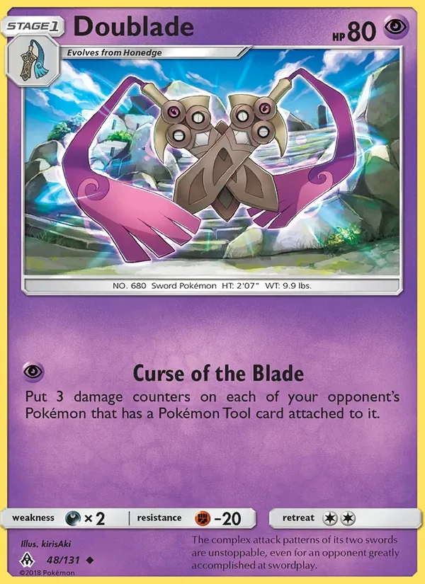 Doublade, Forbidden Light