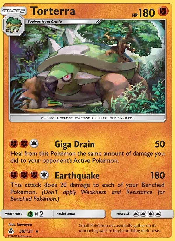 Torterra, Forbidden Light