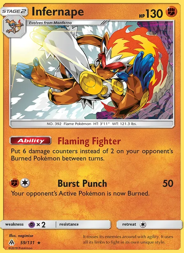 Infernape, Forbidden Light